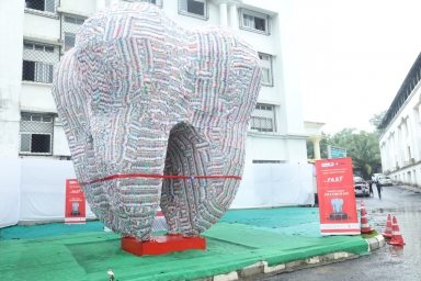 Dr Reddy’s creates world’s largest toothbrush sculpture