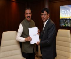 Dr. Azad Moopen proposes two health schemes for low-income NRIs to Union Minister Dr Mansukh Mandaviya
