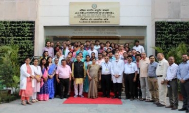 Ayush Minister unveils “Science Behind Suryanamaskar” book