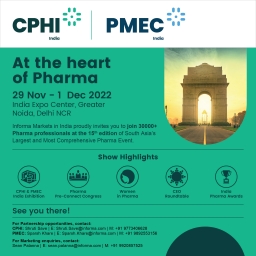 CPhI & P-MEC India expo to encourage cost-effective solutions in India’s march towards a Rs 10.5 lakh crore pharma market by 2030