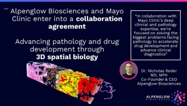 Alpenglow Biosciences and Mayo Clinic collaborate to advance pathology and drug development through 3D spatial biology