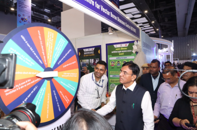 Mandaviya visits Ayushman Bhav Health Pavilion at the 42nd IITF 2023