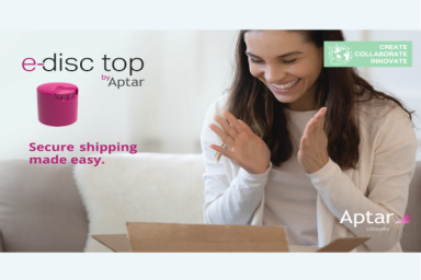 Aptar Closures introduces new e-Commerce disc top closure for beauty, personal and home care applications