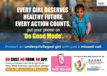 Novo Medi Sciences launches ‘G.A.U.R.I.’ to drive immunization for underprivileged girls