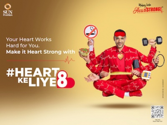 Sun Pharma’s ‘Heart ke Liye 8’ campaign clocks 24.1 million views online