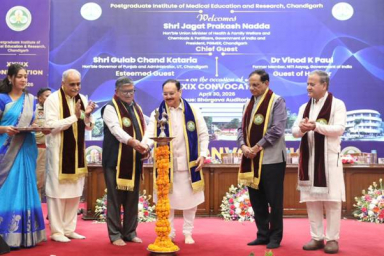 JP Nadda highlights India’s expanding healthcare ecosystem at PGIMER convocation