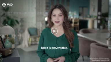 MSD launches cervical cancer awareness campaign in India with Madhuri Dixit Nene