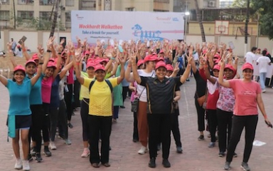 Over 300 women participate in Mother’s Day Walkathon by Wockhardt Hospitals