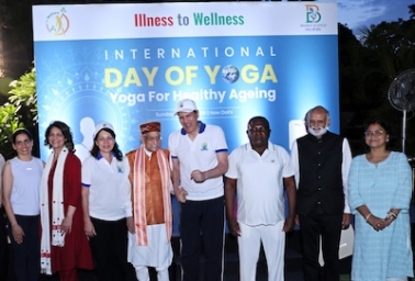 Dr. Murli Manohar Joshi calls yoga a scientific tool for holistic well-being