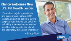 Elanco announces appointment of Rajeev (Bobby), Modi as Executive VP, U.S. Pet Health