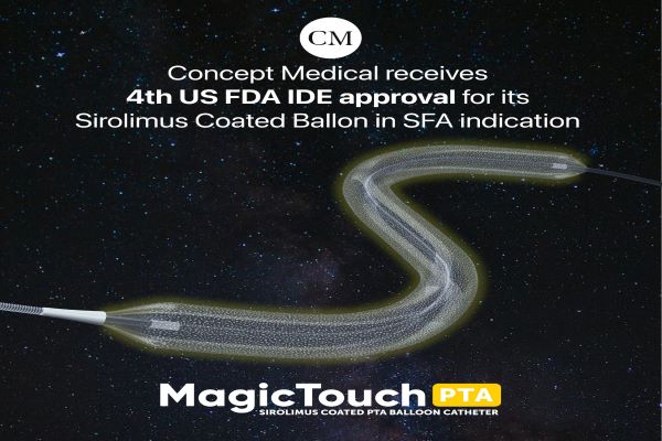 Concept Medical gets 4th IDE approval from USFDA