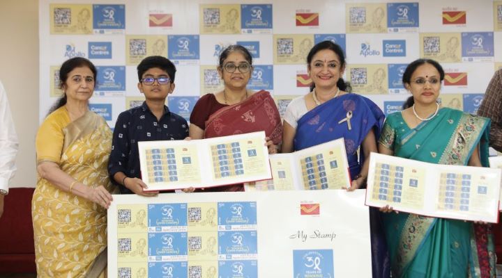 India Post, Apollo Cancer Centres Chennai to launch 'Stamp Out Childhood Cancer' campaign