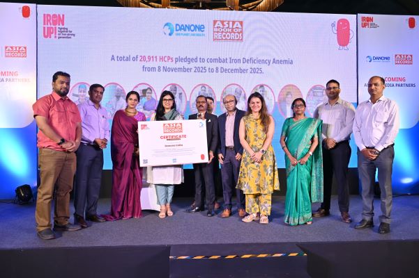 Danone India sets record with 20,911 healthcare pledges to fight anemia